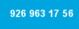 926 963 17 56 926 963 17 56